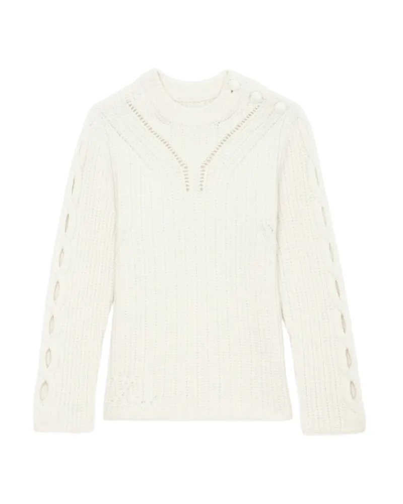 Zadig & Voltaire Pullover Sulky 100% Merinowolle Beige