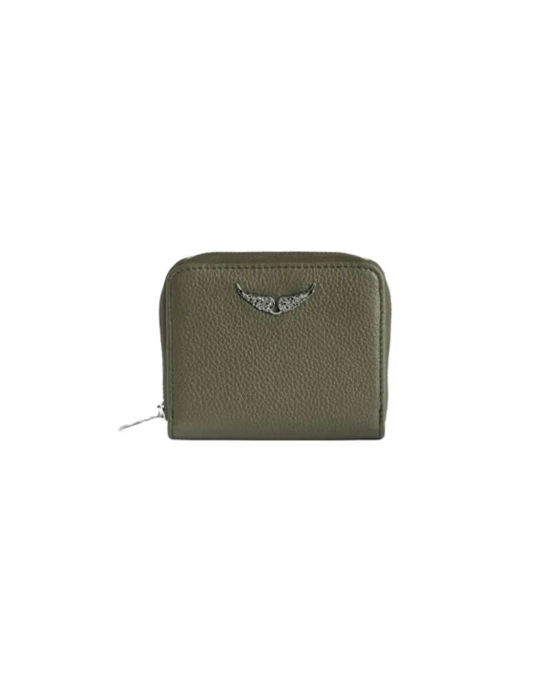 Zadig & Voltaire Münzbörse Mini ZV Grün