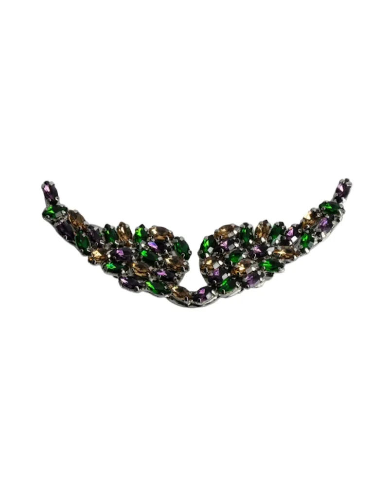 Zadig & Voltaire Charm Swing Your Wings Strass Lila