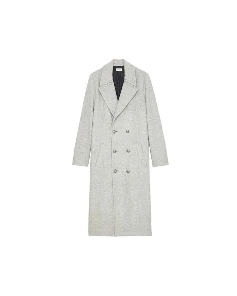 Zadig & Voltaire Mantel Mulan Grau