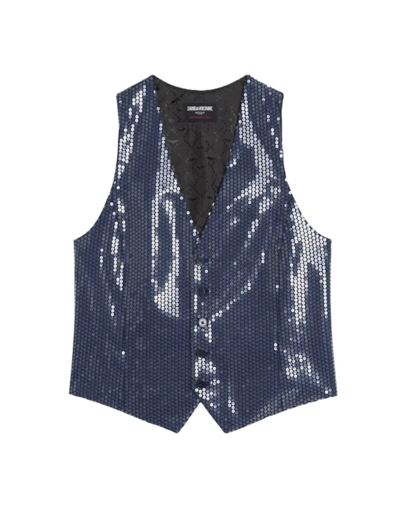Zadig & Voltaire Weste Emaux Blau