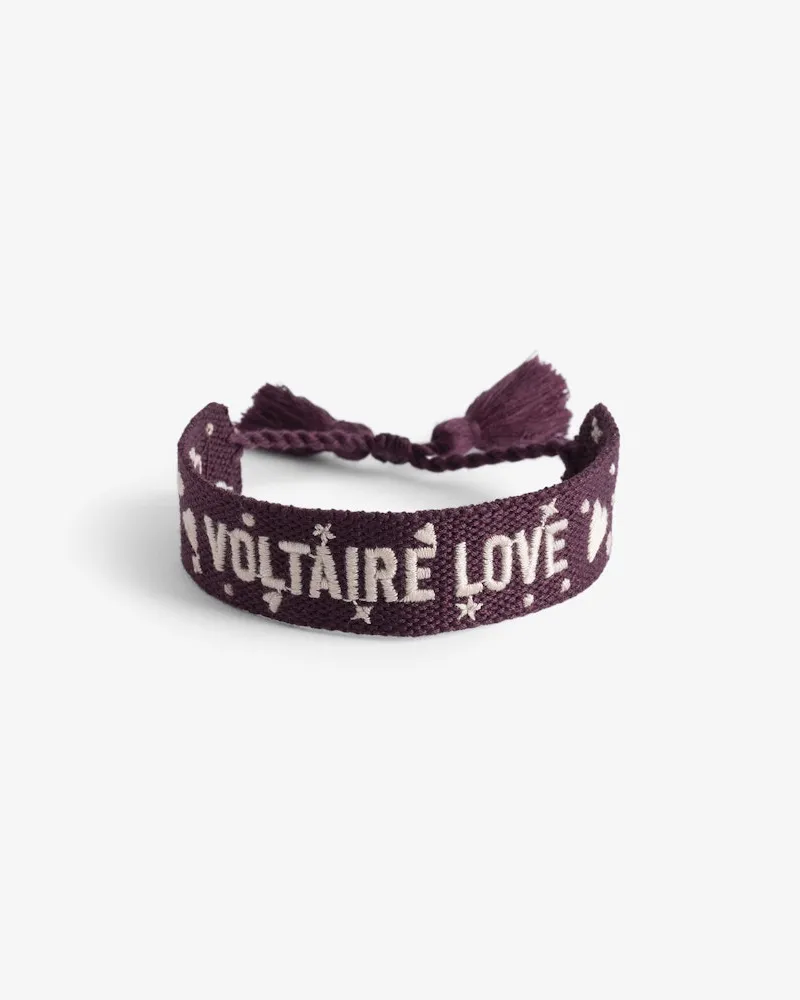 Zadig & Voltaire Armband Zadig Gewebt Voltaire Lila