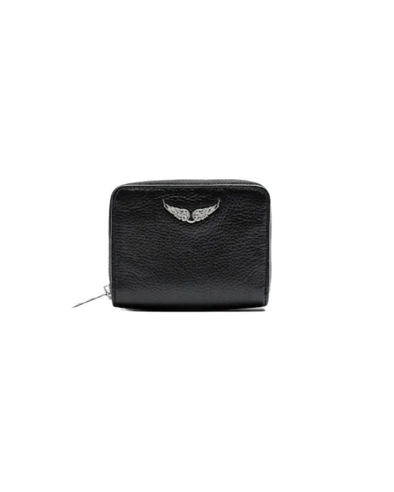 Zadig & Voltaire Geldbörse Mini ZV Schwarz