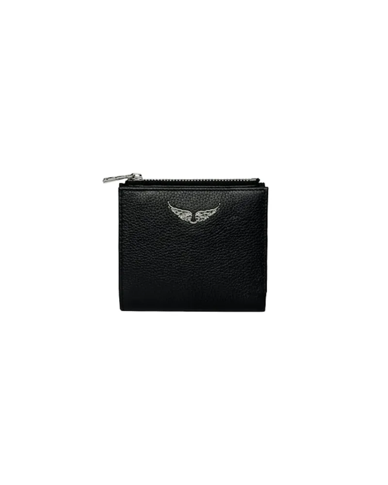Zadig & Voltaire ZV Wallet Brieftasche Schwarz