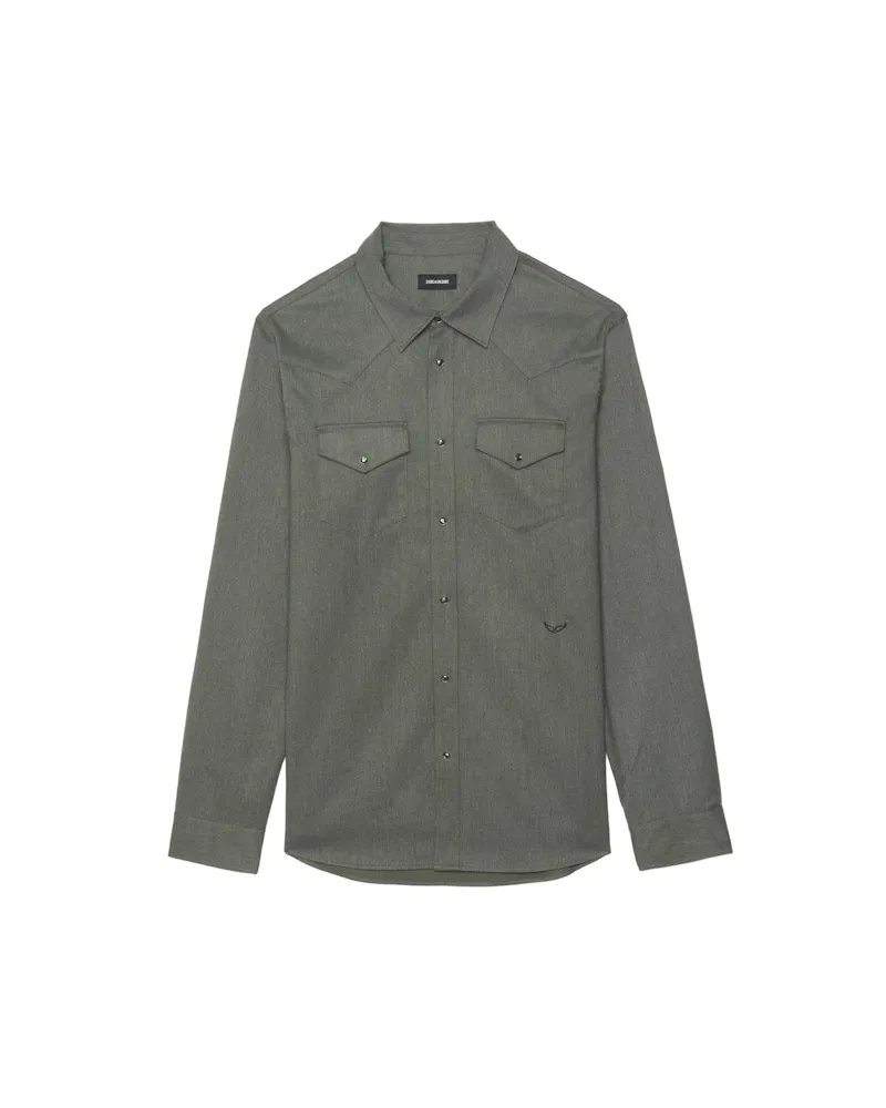 Zadig & Voltaire Hemd Saby Leaves