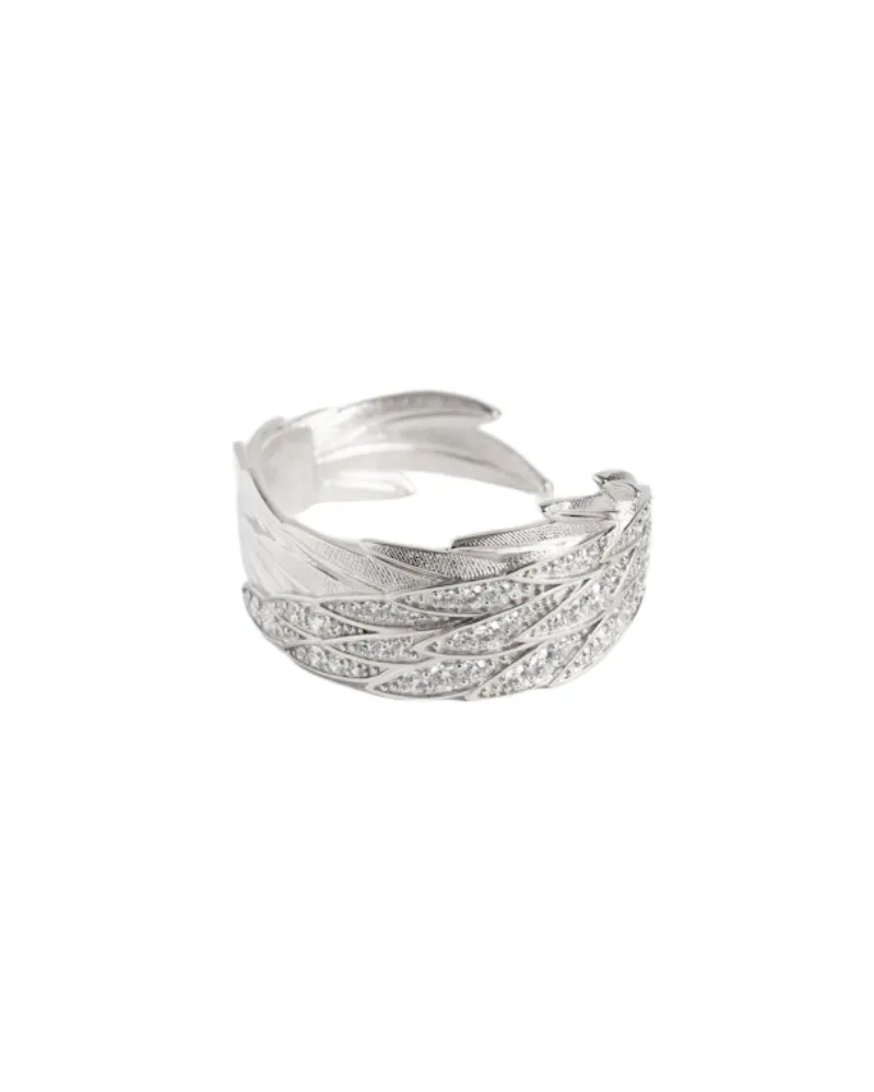 Zadig & Voltaire Rock Feather Armband Silber