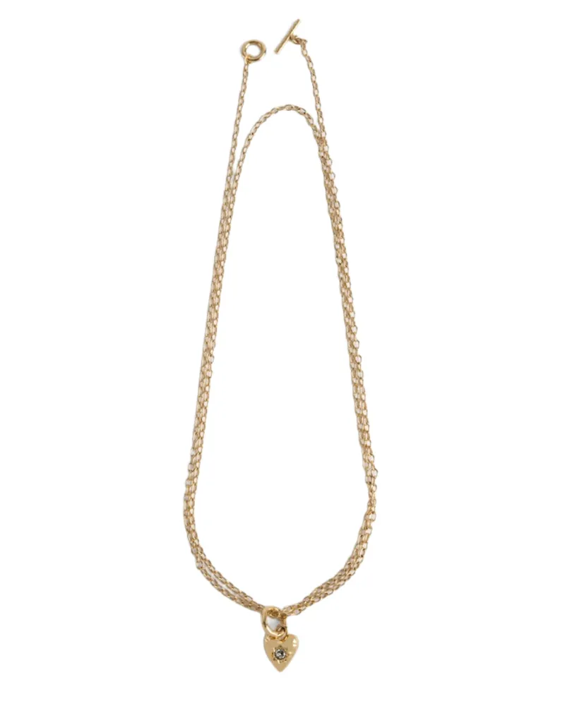 Zadig & Voltaire Halskette Heartbreaker Gelb