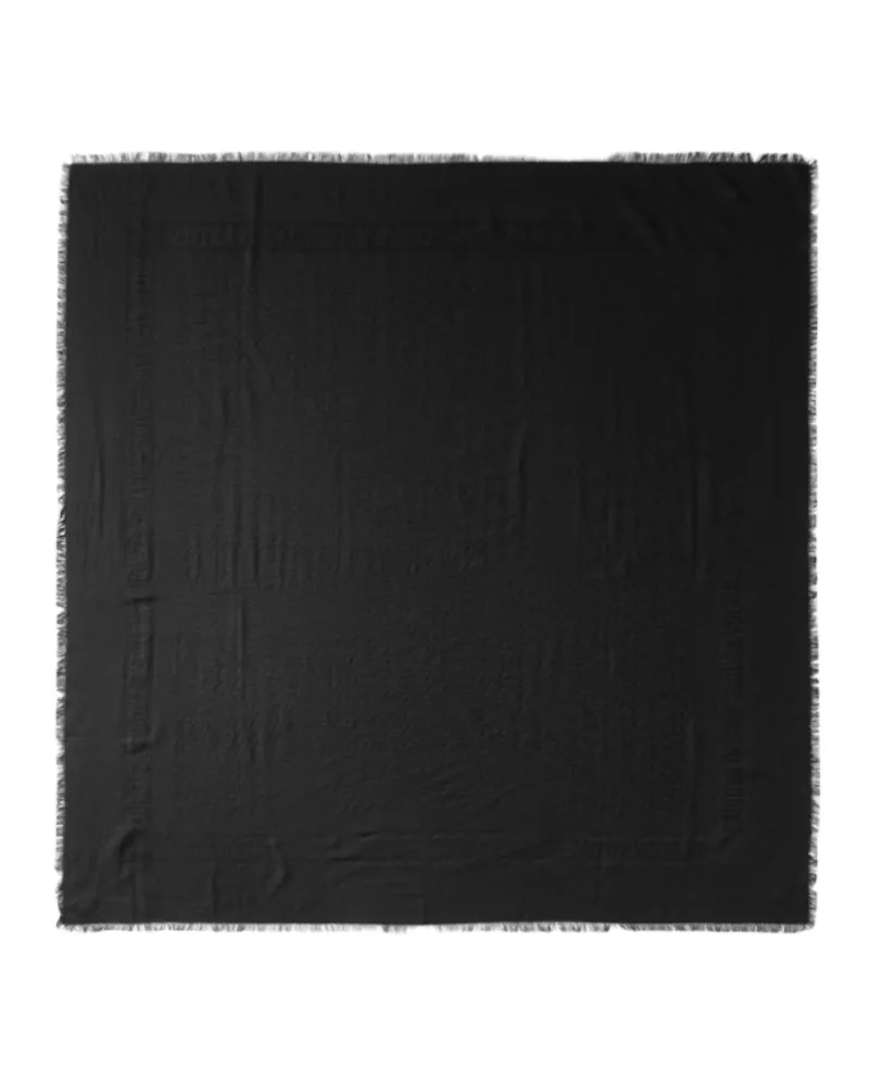 Zadig & Voltaire Halstuch Glenn ZV Initiale 135 Schwarz