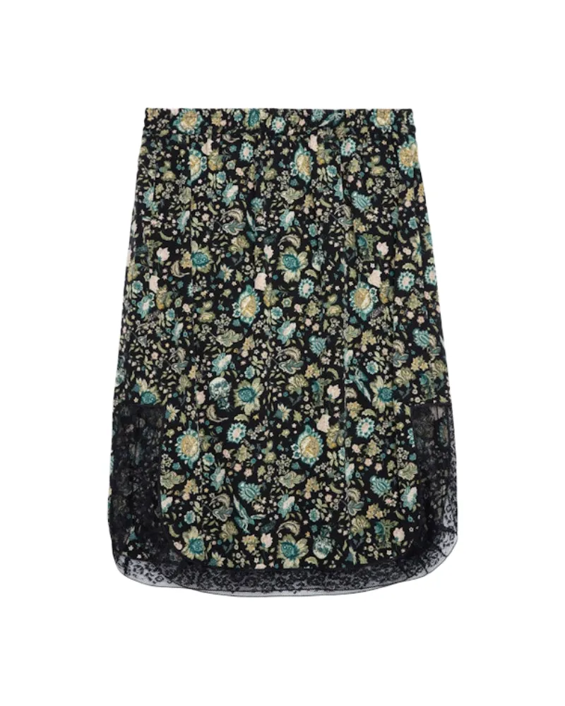 Zadig & Voltaire Rock Jozy 100% Seide Schwarz