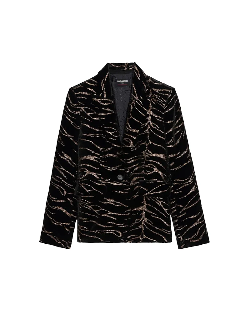 Zadig & Voltaire Blazer Vavy Samt Black