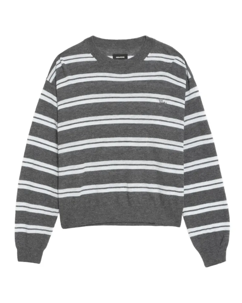 Zadig & Voltaire Swapy Pullover 100% Kaschmir Grau