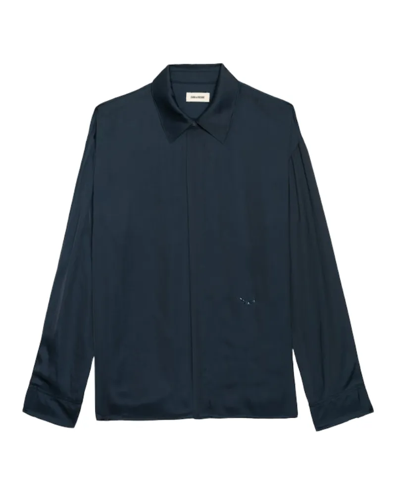 Zadig & Voltaire Tyrica Hemd Blau