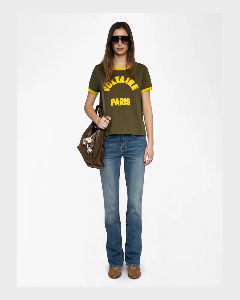 Zadig & Voltaire T-shirt Alys Tilleul