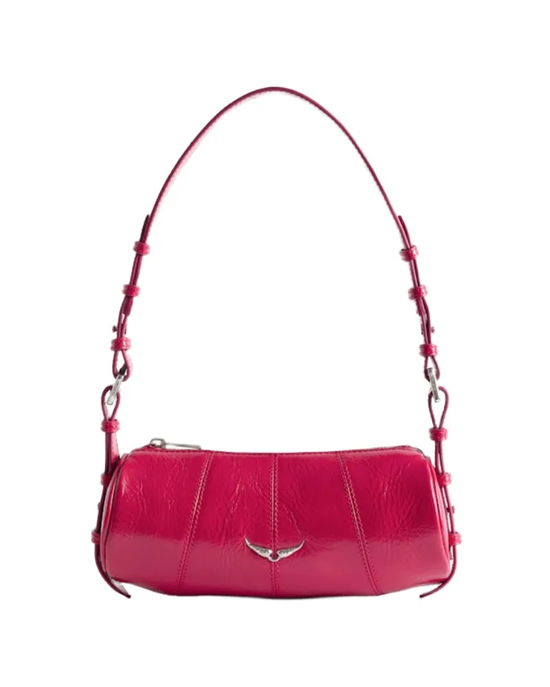 Zadig & Voltaire Tasche Le Roudoudou Vintage Patent Rosa