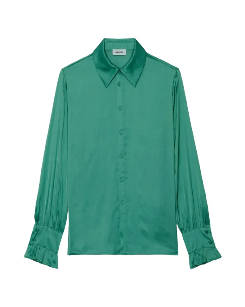 Zadig & Voltaire Hemd Thely Satin Grün