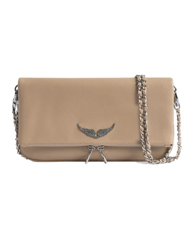 Zadig & Voltaire Clutch Rock Beige