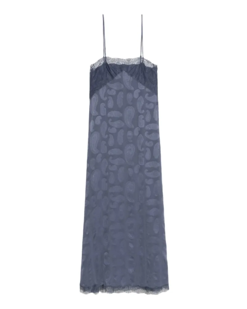 Zadig & Voltaire Kleid Ridar 100 % Seide Blau