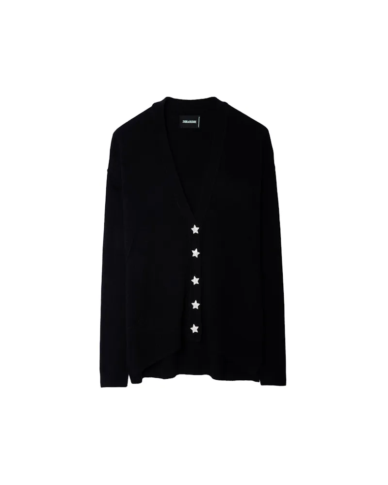 Zadig & Voltaire Cardigan Mirka 100% Kaschmir Schwarz