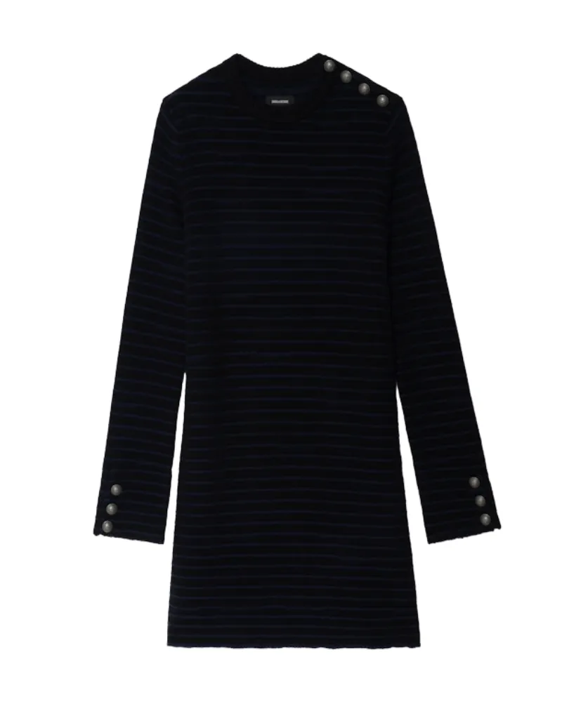 Zadig & Voltaire Kleid Maltyd Schwarz