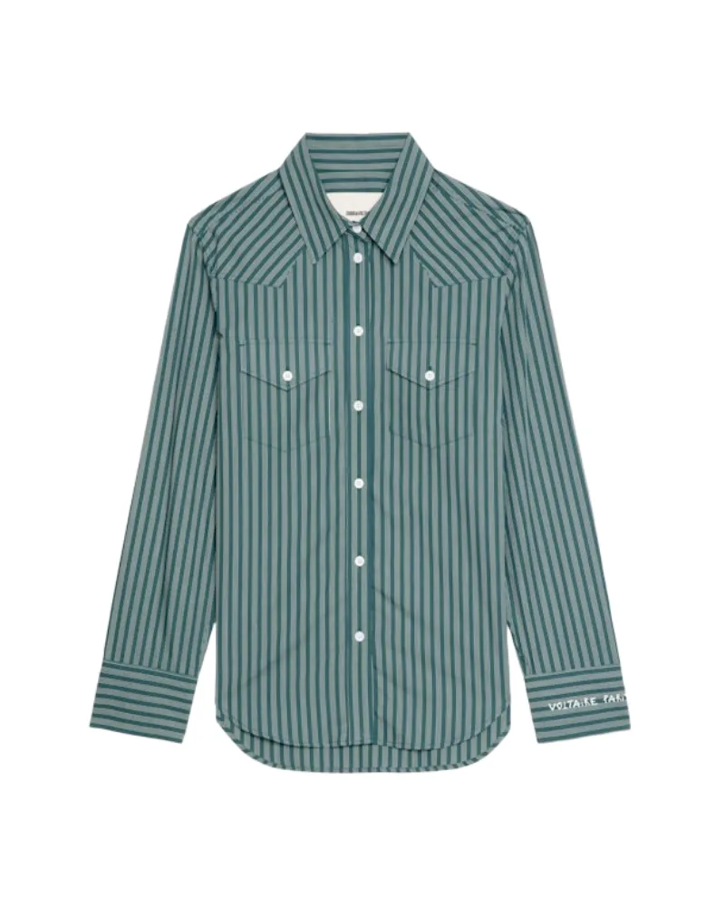 Zadig & Voltaire Hemd Thelma Grün