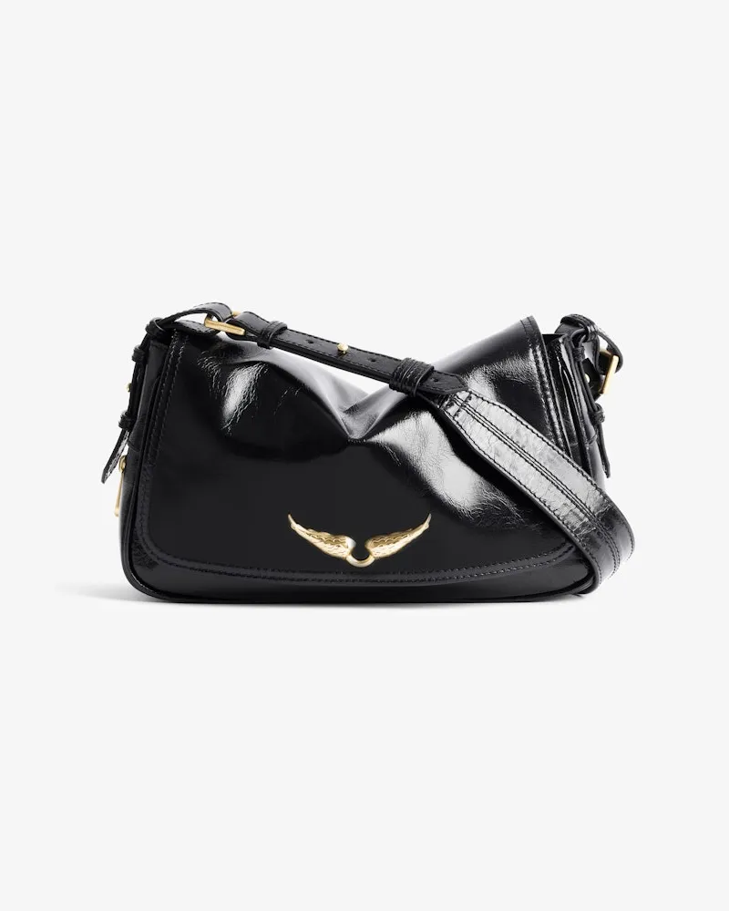 Zadig & Voltaire Tasche Le Zouzou Vintage Patent Schwarz