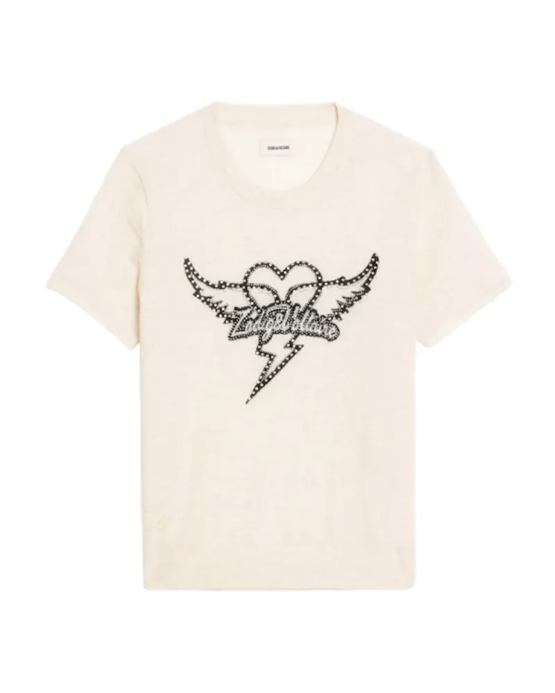 Zadig & Voltaire Pullover Idal 100% Kaschmir Weiß