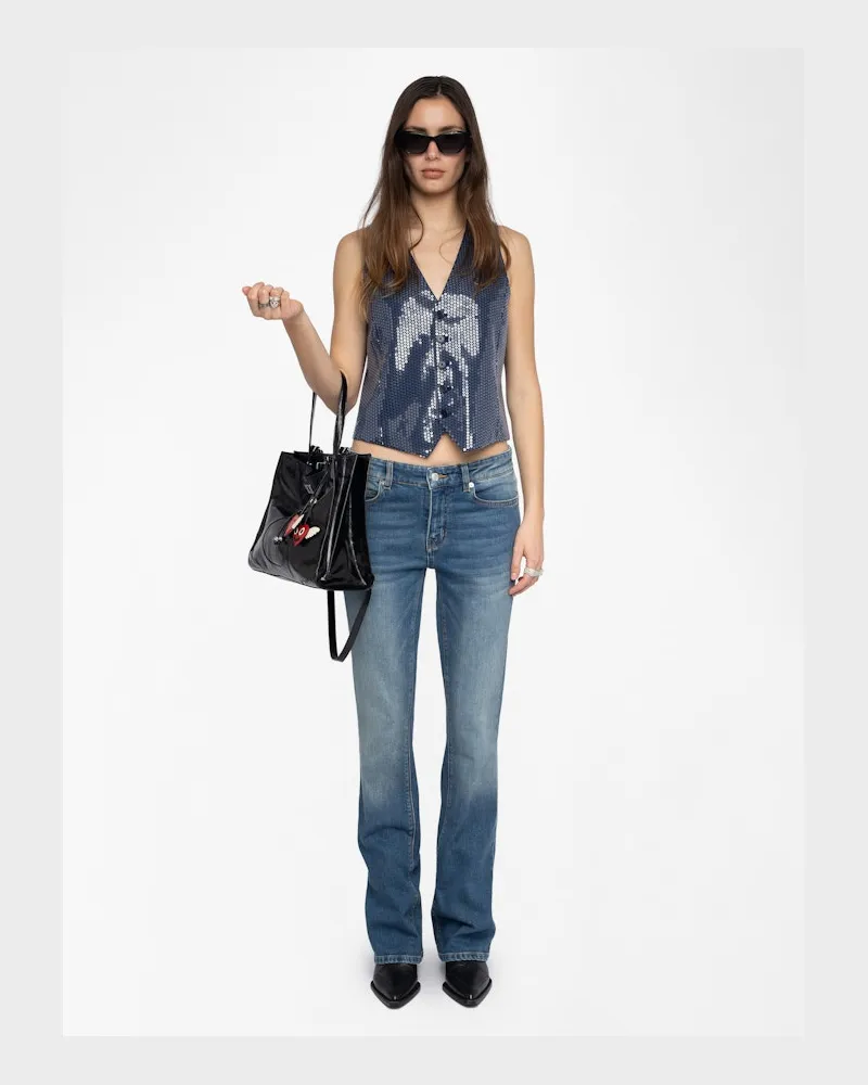 Zadig & Voltaire Weste Emaux Blau