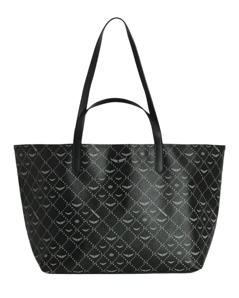 Zadig & Voltaire Z Shopper XL Monogram Tasche Schwarz