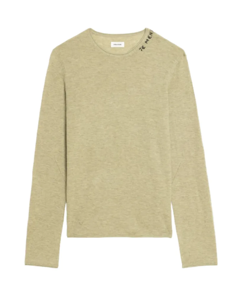 Zadig & Voltaire Teiss Pullover 100% Kaschmir Grün