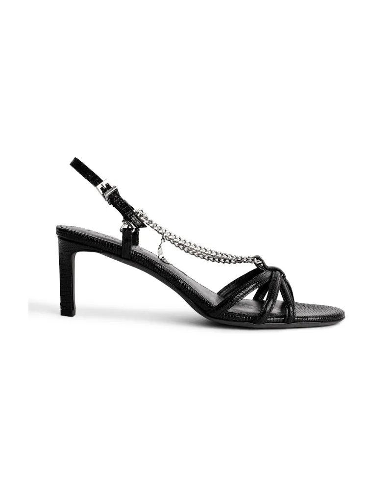 Zadig & Voltaire Sandalen Sleepless Schwarz