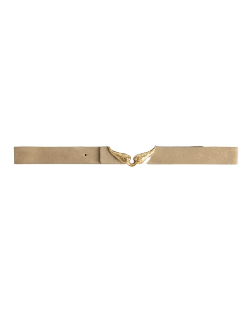 Zadig & Voltaire Gürtel Rock Reversible 30mm Beige