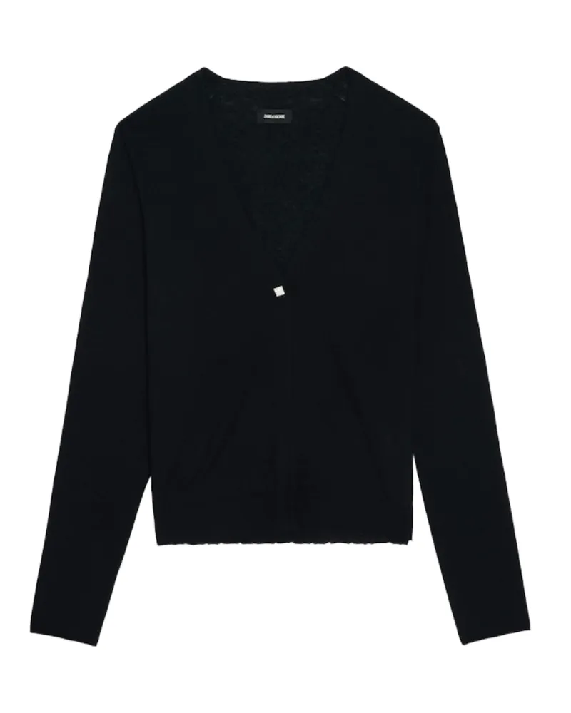 Zadig & Voltaire Cardigan Manylla 100% Kaschmir Schwarz