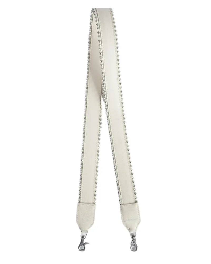 Zadig & Voltaire Studs Schulterriemen Weiß