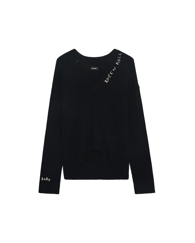 Zadig & Voltaire Pullover Miky 100% Kaschmir Black