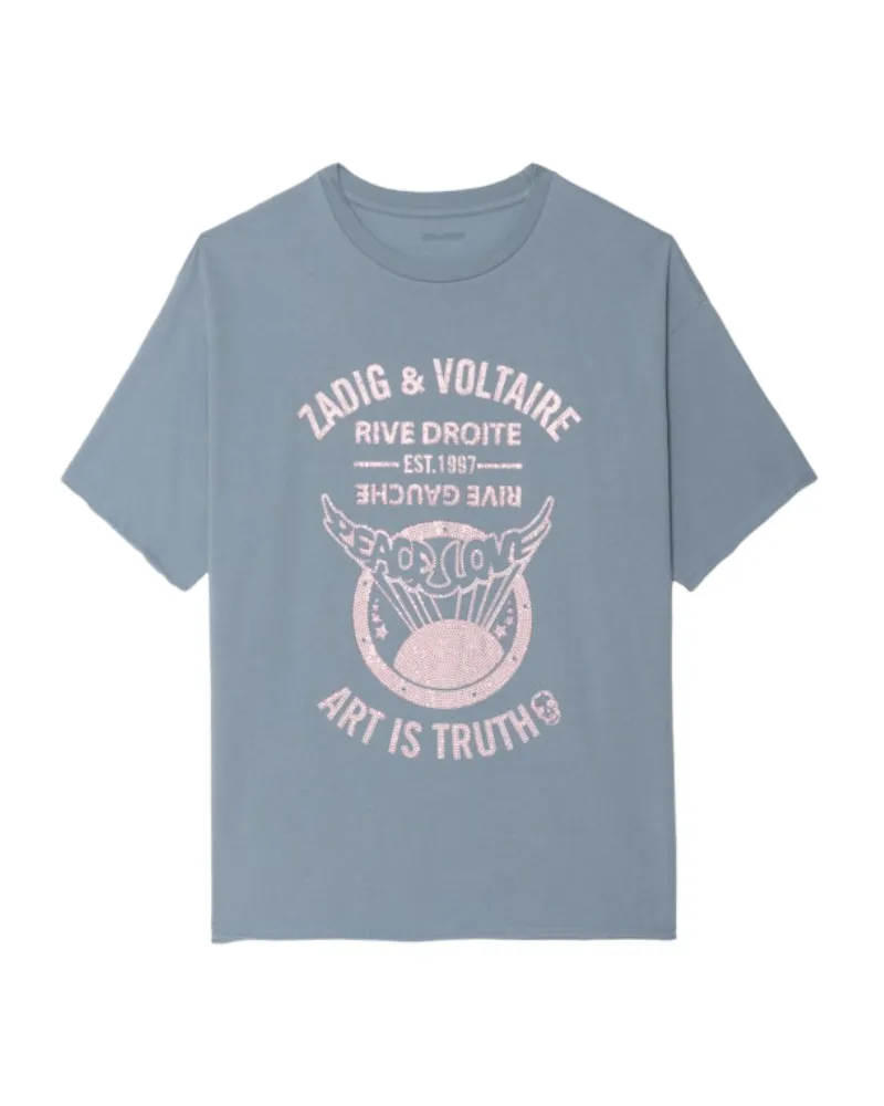 Zadig & Voltaire T-Shirt Berry Blau