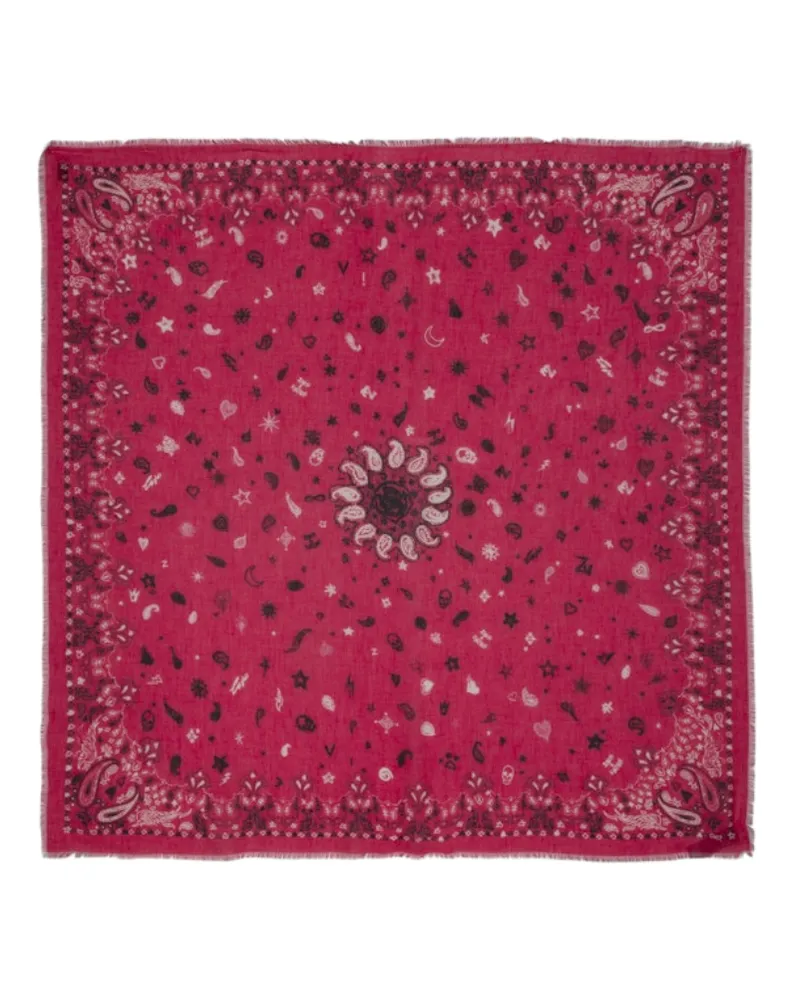 Zadig & Voltaire Schal Maddie Bandana 120 Rosa