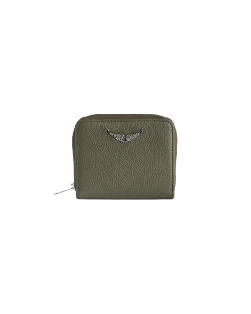 Zadig & Voltaire Münzbörse Mini ZV Grün