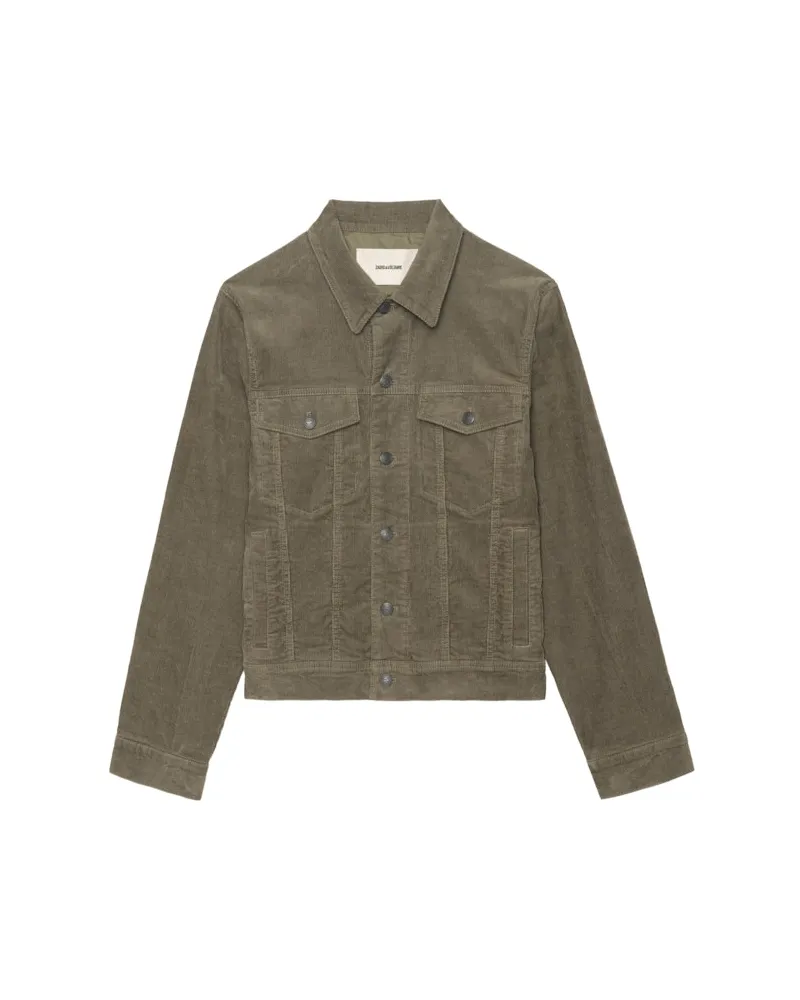 Zadig & Voltaire Jacke Bases Samt Leaves