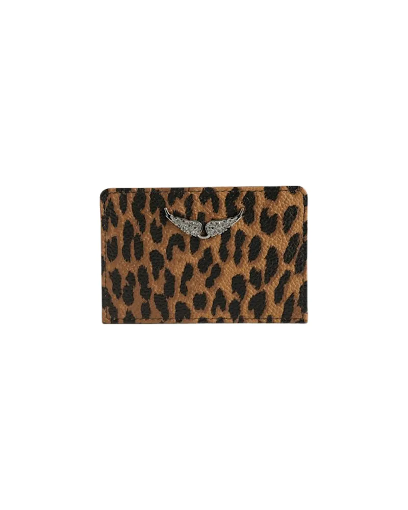 Zadig & Voltaire ZV Pass Kartenetui Braun