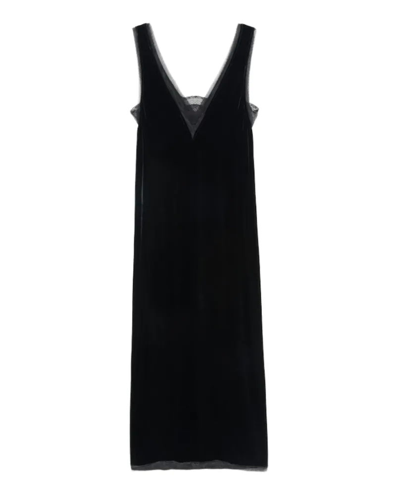 Zadig & Voltaire Kleid Renzo Samt Schwarz