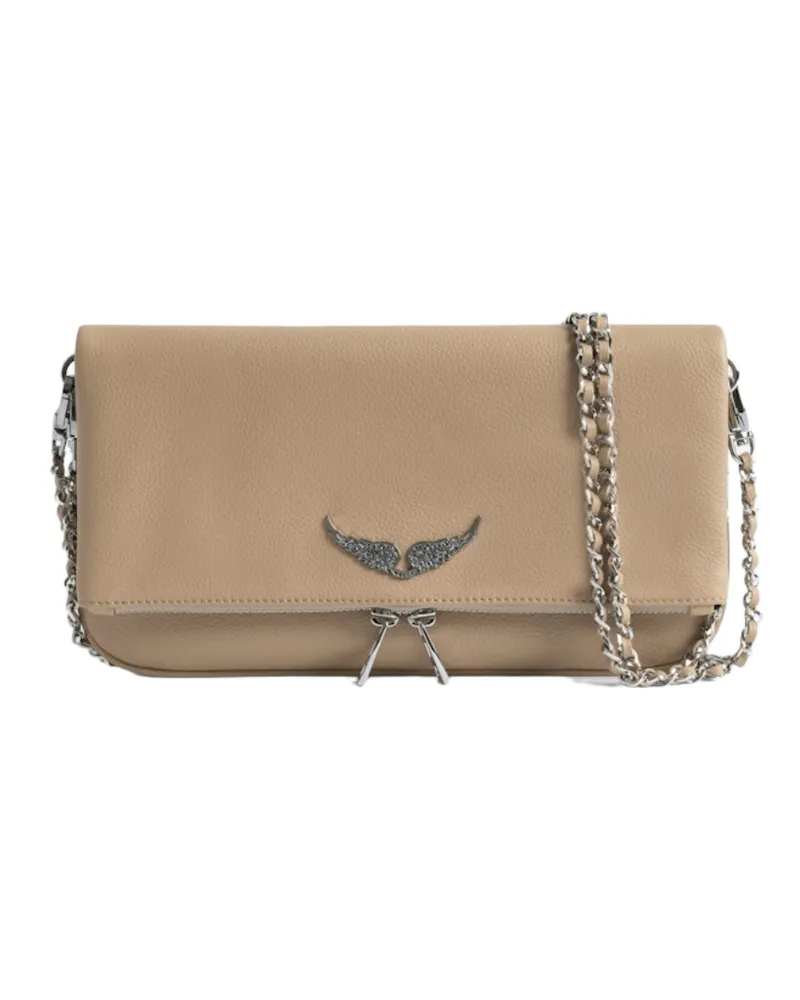 Zadig & Voltaire Clutch Rock Beige
