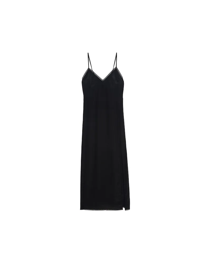 Zadig & Voltaire Kleid Ramelil 100% Seide Black