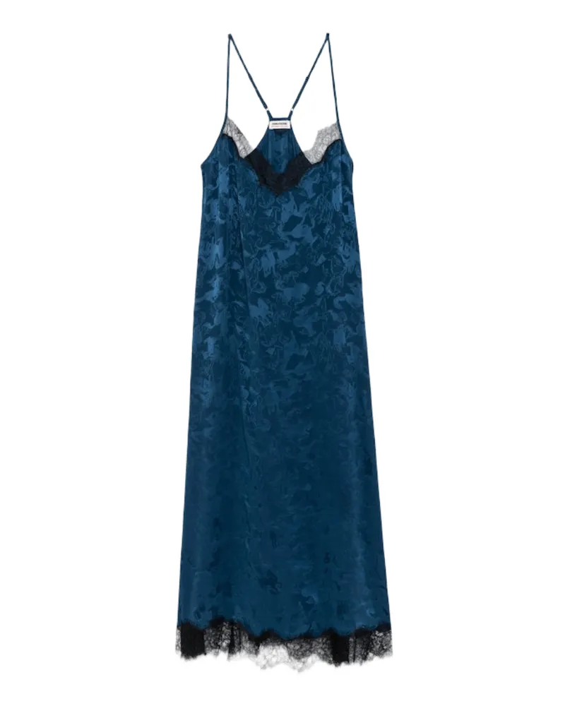 Zadig & Voltaire Kleid Respa 100% Seide Blau