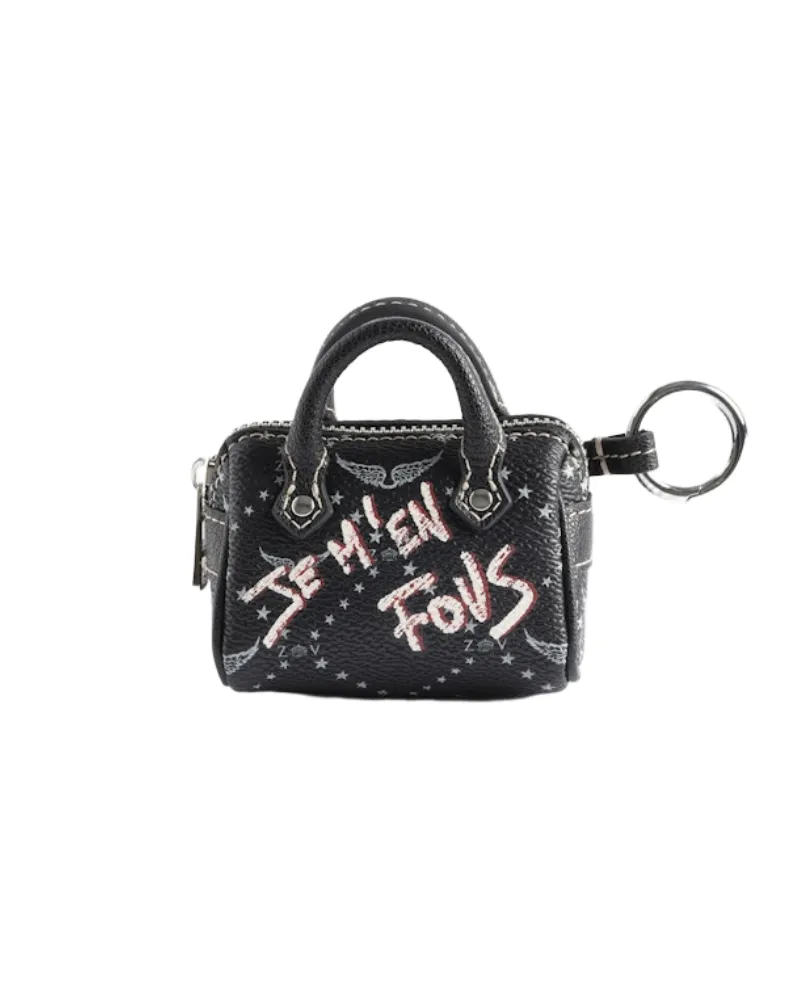 Zadig & Voltaire Schlüsselanhänger Sunny Micro Schwarz