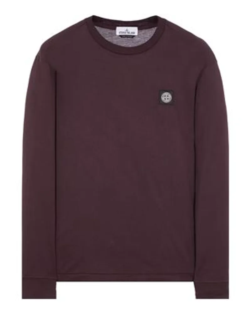 Stone Island Langärmliges Shirt Grün Baumwolle 