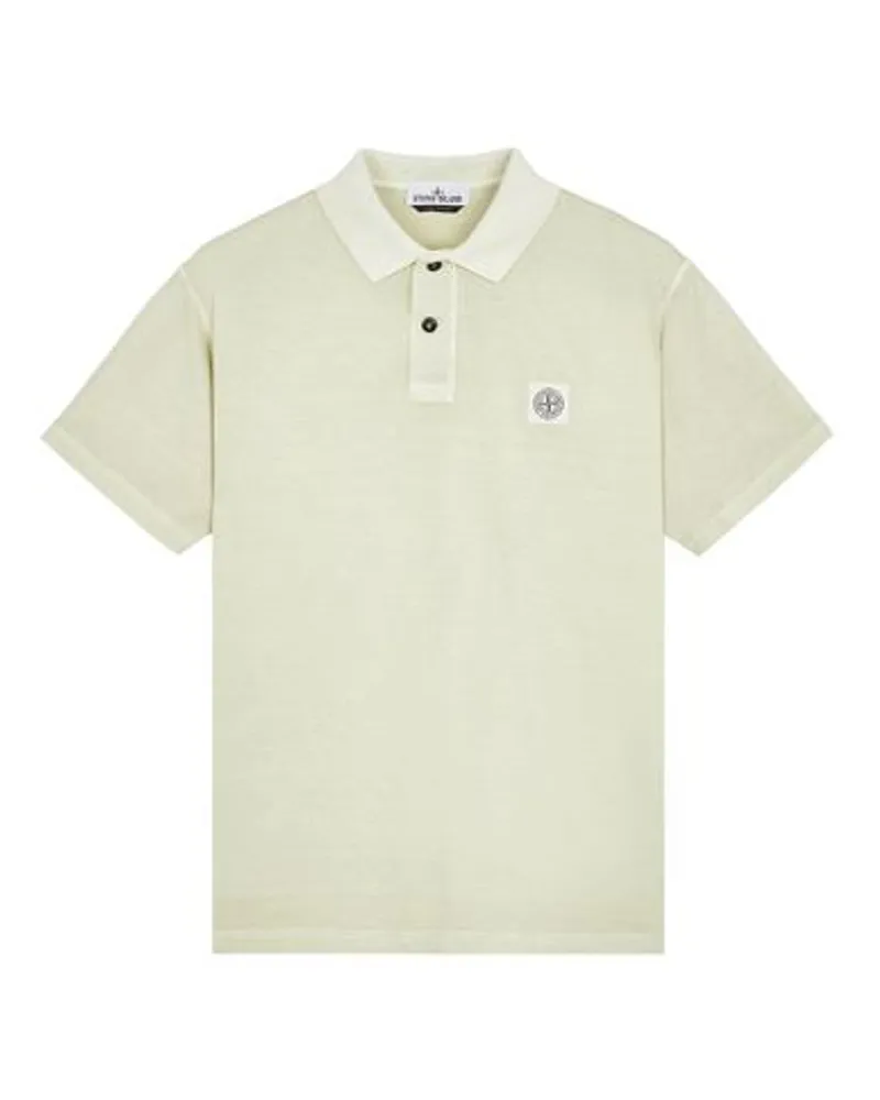 Stone Island Polo Blau Baumwolle 