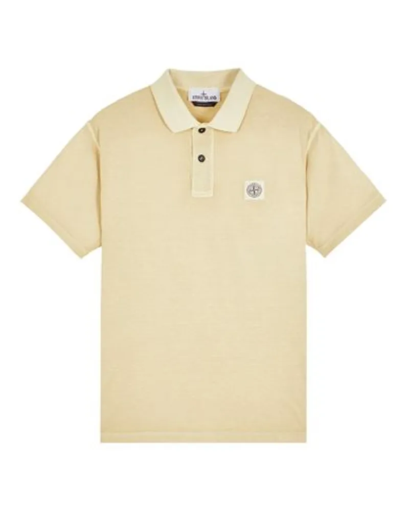 Stone Island Polo Blau Baumwolle 