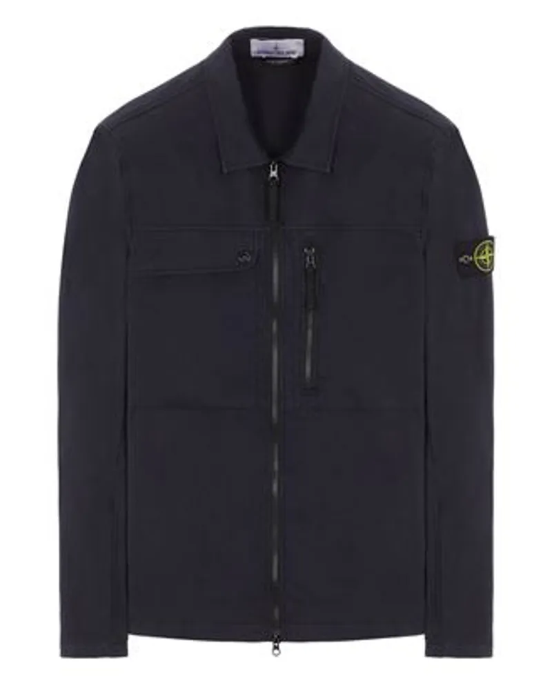 Stone Island Hemden Grau Baumwolle 