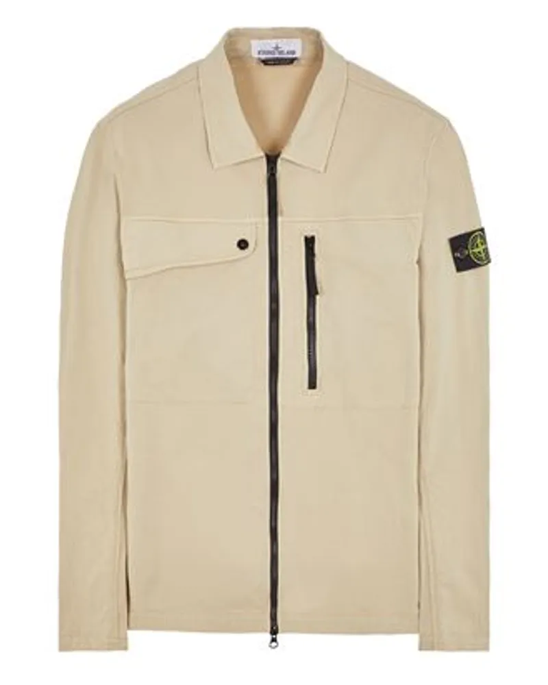 Stone Island Hemden Grau Baumwolle 