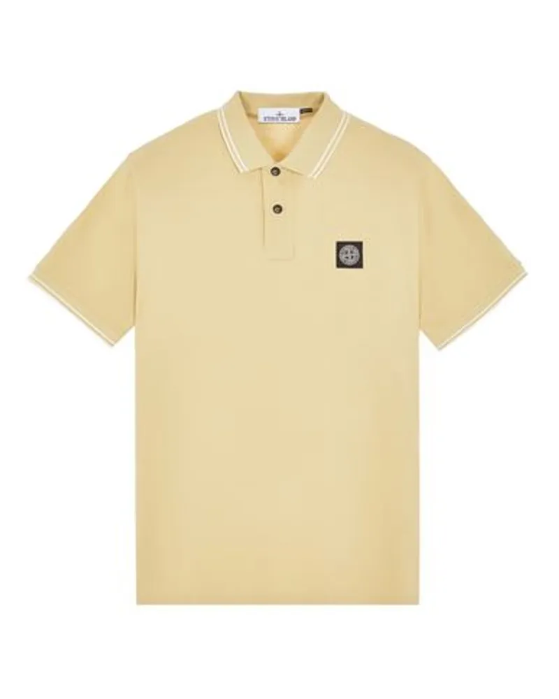 Stone Island Polo Schwarz Baumwolle 